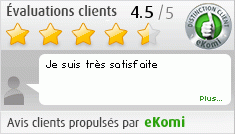 Avis consommateur: Je suis très satisfaite